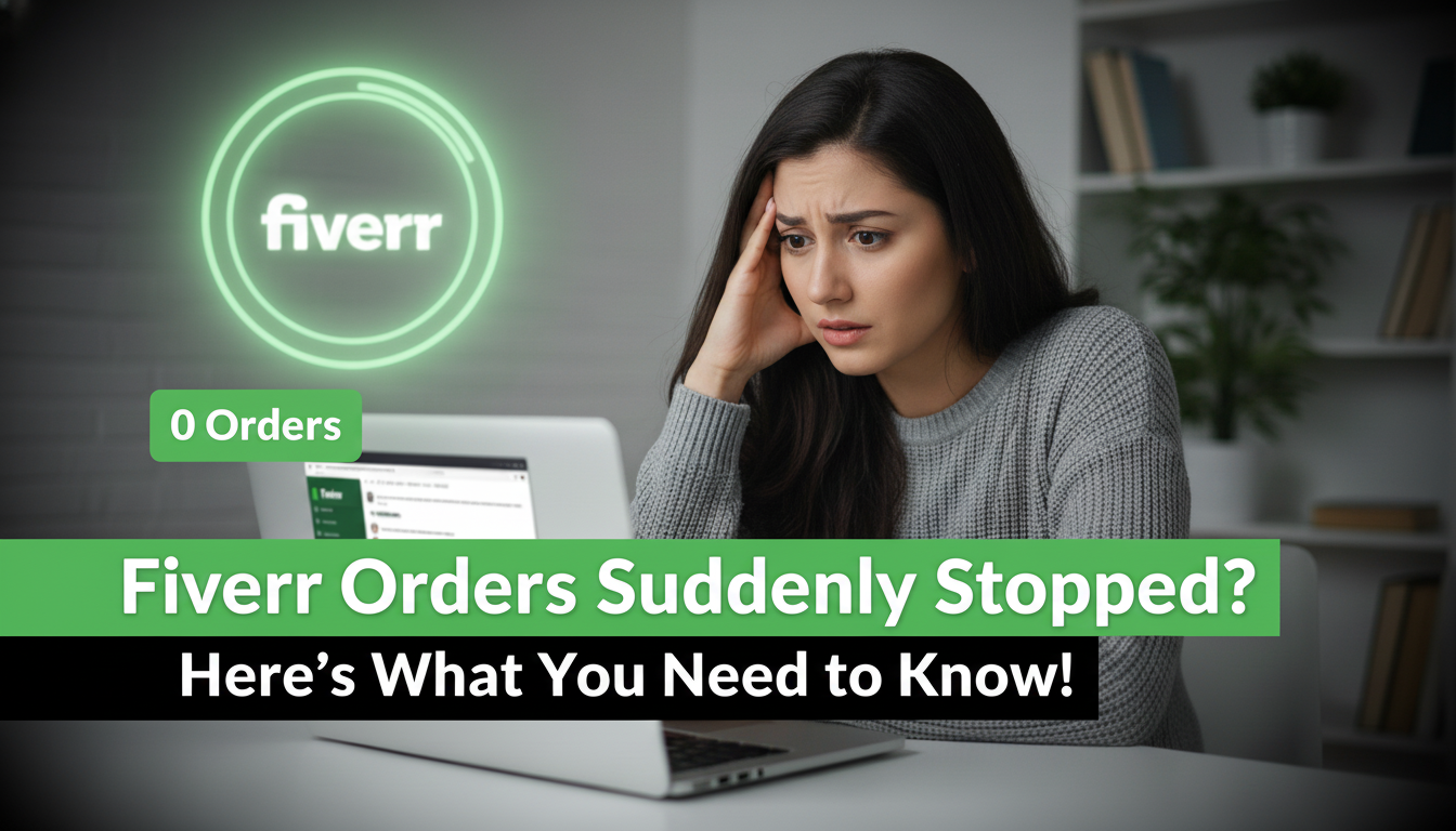 Fiverr Orders Suddenly Stop – Why?