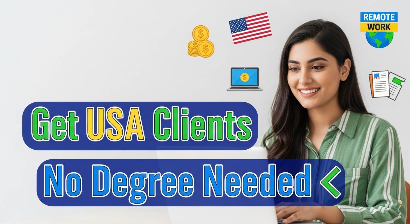 How to Get Clients from the USA Without a Degree