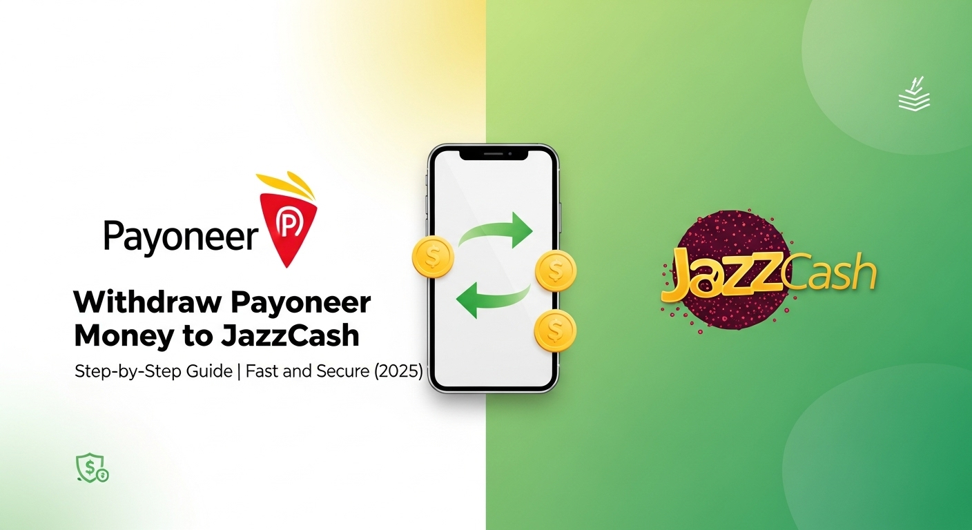 How to Withdraw Payoneer Money to JazzCash